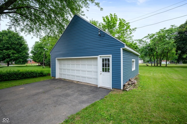 110 E Harrison St, Spiceland, IN 47346 - view of detached garage