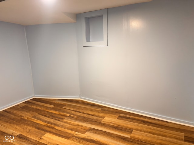 624 N Rural St, Indianapolis, IN 46201 - finished below grade area featuring wood finished floors and baseboards