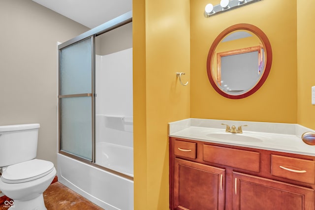 2948 Chalbury Dr, Plainfield, IN 46168 - bathroom with vanity and shower / bath combination with glass door