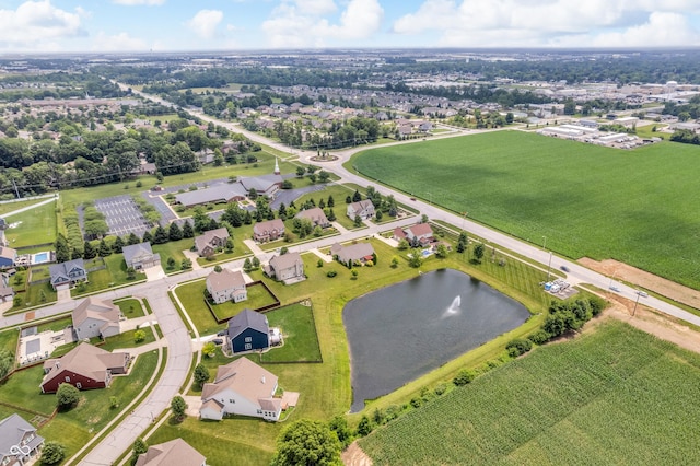 2948 Chalbury Dr, Plainfield, IN 46168 - aerial overview of property's location with a large body of water