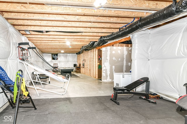 5439 Maywood Dr, Whitestown, IN 46075 - view of unfinished below grade area