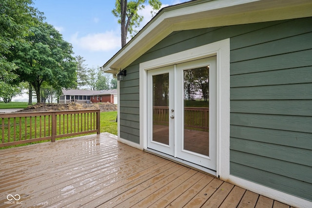 9378 N County Road 75 W, Lizton, IN 46149 - view of wooden deck