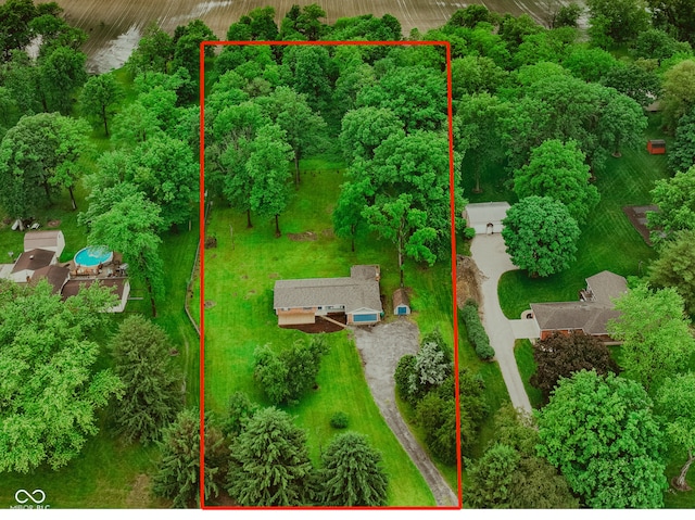 9378 N County Road 75 W, Lizton, IN 46149 - aerial overview of property's location with property boundaries highlighted