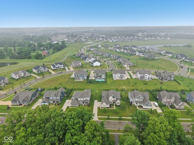 8165 Oakley Ter, Zionsville, IN 46077 - aerial view of property and surrounding area with nearby suburban area