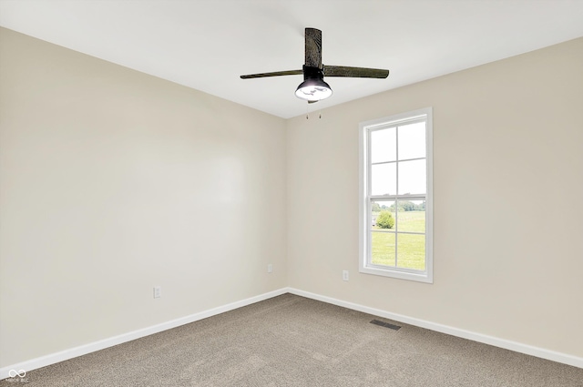 3301 N 200 W, Franklin, IN 46131 - carpeted empty room featuring baseboards and a ceiling fan