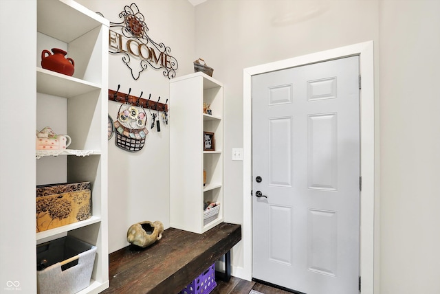 3301 N 200 W, Franklin, IN 46131 - mudroom with dark wood finished floors