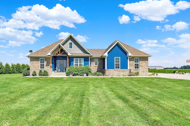 3301 N 200 W, Franklin, IN 46131 - view of front of property featuring a front lawn and brick siding