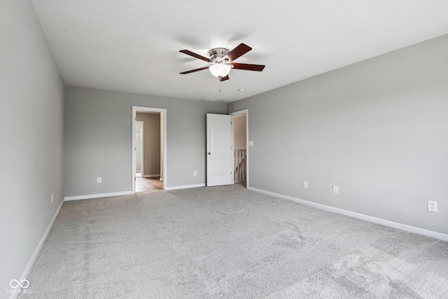 1739 Wedgewood Pl, Avon, IN 46123 - unfurnished bedroom with light carpet and ceiling fan