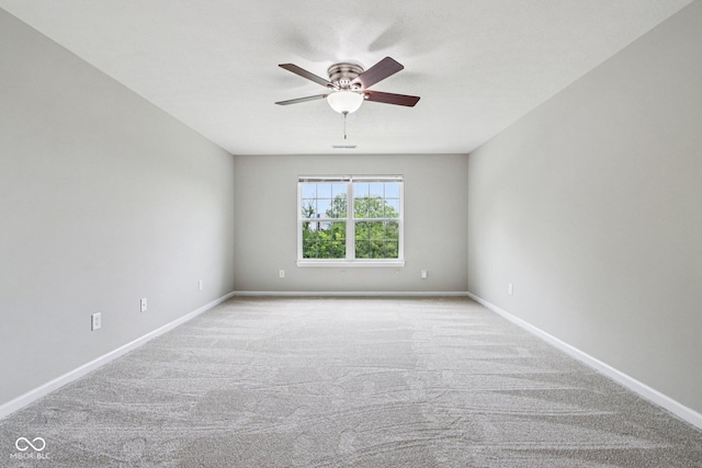 1739 Wedgewood Pl, Avon, IN 46123 - spare room featuring a ceiling fan and carpet floors