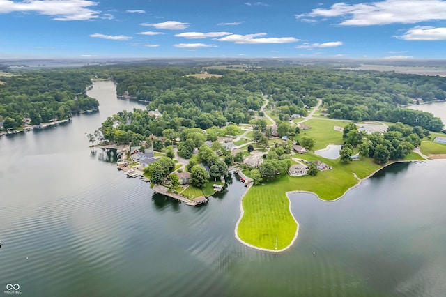 101 Jefferson Vly, Coatesville, IN 46121 - aerial view of a large body of water and a heavily wooded area