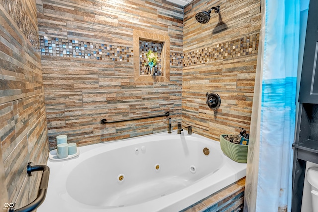 101 Jefferson Vly, Coatesville, IN 46121 - bathroom featuring wood walls