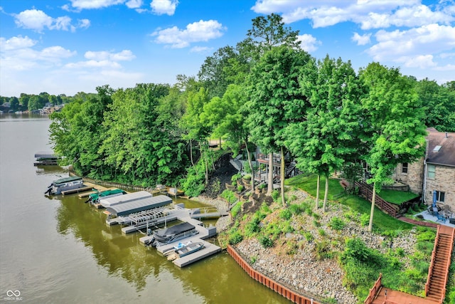 826 N Lanyard Dr, Cicero, IN 46034 - aerial view of a nearby body of water and a tree filled landscape