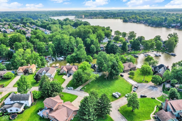 826 N Lanyard Dr, Cicero, IN 46034 - aerial view of residential area featuring a nearby body of water