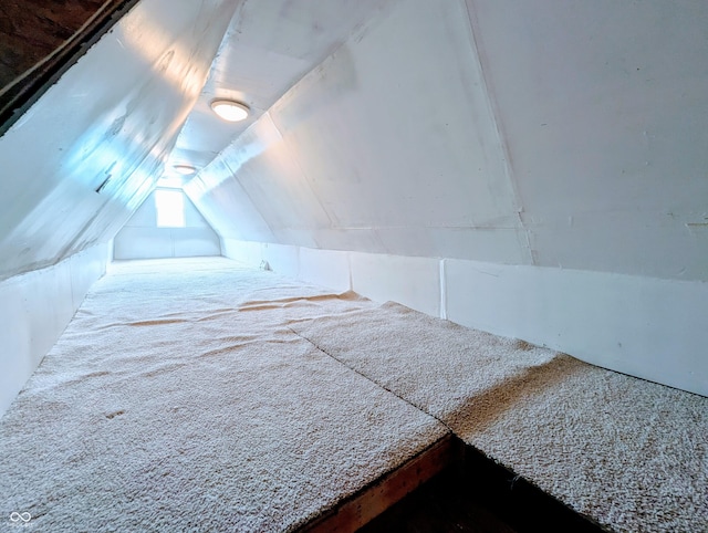 301 W Davis St, Greensburg, IN 47240 - additional living space featuring lofted ceiling and carpet flooring