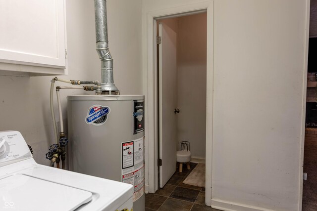 2620 13th St, Columbus, IN 47201 - utilities with water heater and washer / clothes dryer