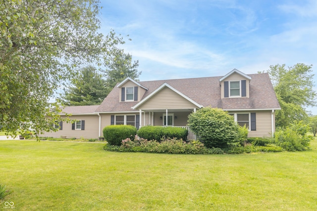 391 W 500 S, Anderson, IN 46013 - new england style home featuring a front lawn and roof with shingles