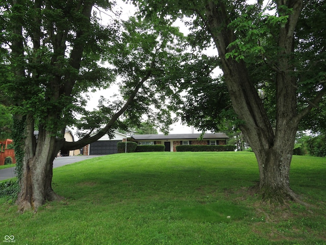 2907 Jay Dee Ln, Greenwood, IN 46143 - view of front facade featuring a front lawn and concrete driveway