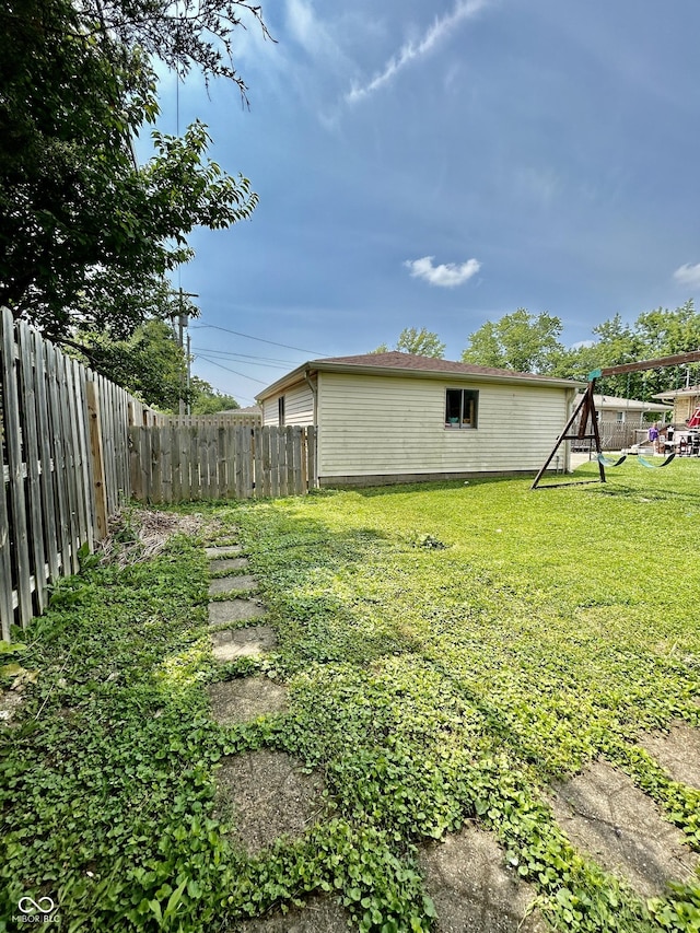 419 N 14th Ave, Beech Grove, IN 46107 - view of yard featuring a playground