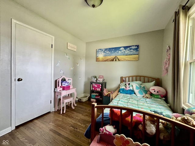 419 N 14th Ave, Beech Grove, IN 46107 - bedroom featuring wood finished floors
