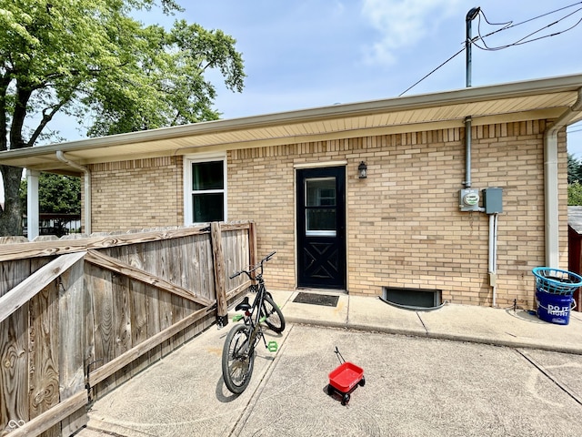419 N 14th Ave, Beech Grove, IN 46107 - entrance to property featuring brick siding