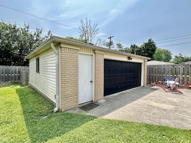 419 N 14th Ave, Beech Grove, IN 46107 - view of detached garage