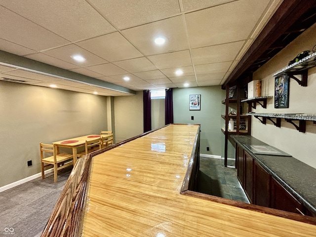 419 N 14th Ave, Beech Grove, IN 46107 - playroom featuring baseboards and recessed lighting