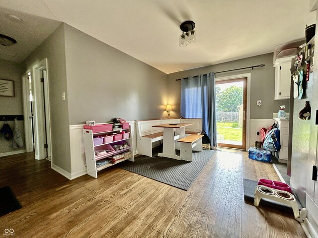 419 N 14th Ave, Beech Grove, IN 46107 - dining area featuring wood finished floors