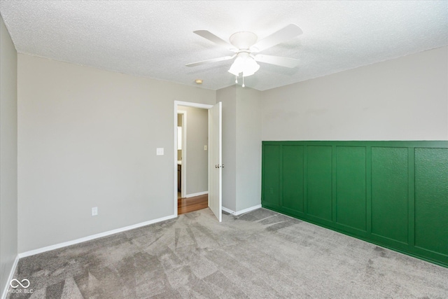 18005 Gasparilla Ct, Westfield, IN 46062 - carpeted spare room featuring ceiling fan and a textured ceiling