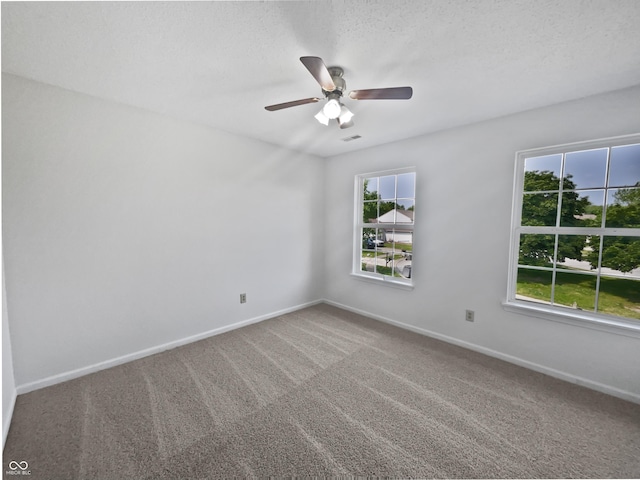 8437 Crosser Dr, Indianapolis, IN 46237 - unfurnished room featuring carpet flooring, baseboards, and ceiling fan