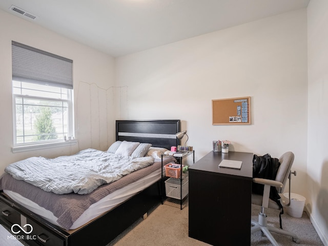 9001 Fitzgerald Dr, Indianapolis, IN 46239 - carpeted bedroom featuring a desk