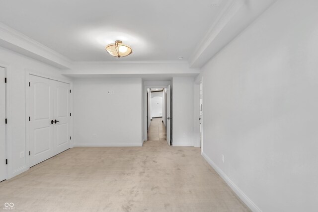 10471 Winghaven Dr, Noblesville, IN 46060 - spare room featuring crown molding and light carpet