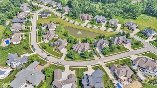 10471 Winghaven Dr, Noblesville, IN 46060 - aerial overview of property's location with nearby suburban area and a large body of water