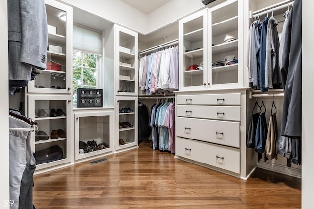 13346 W Sherbern Dr, Carmel, IN 46032 - spacious closet with wood finished floors
