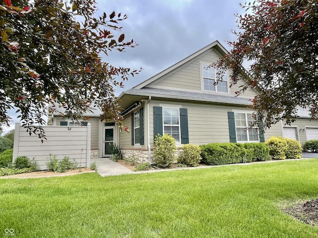 125 Bridgemor Ln, Mooresville, IN 46158 - view of front of house with a front yard