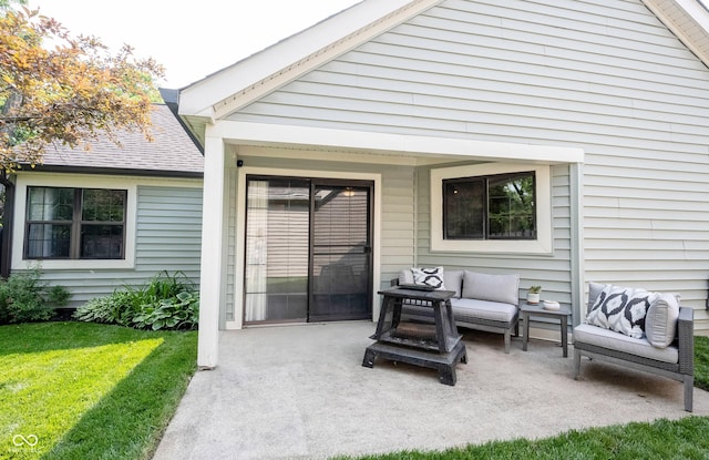 7686 Micawber Ct, Indianapolis, IN 46256 - view of patio with an outdoor hangout area