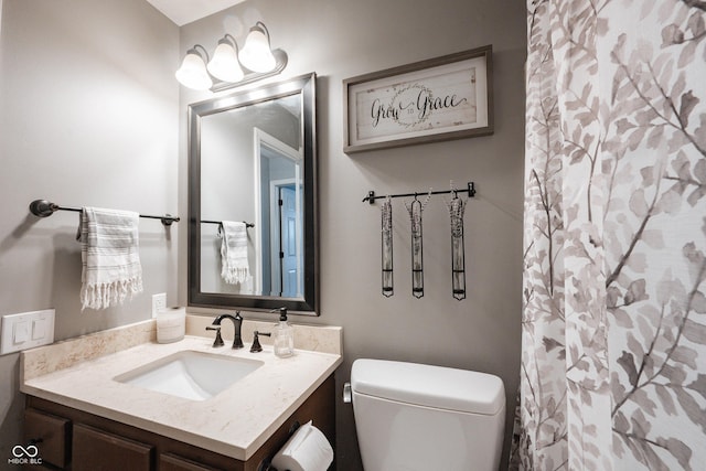 7686 Micawber Ct, Indianapolis, IN 46256 - full bathroom with vanity and toilet