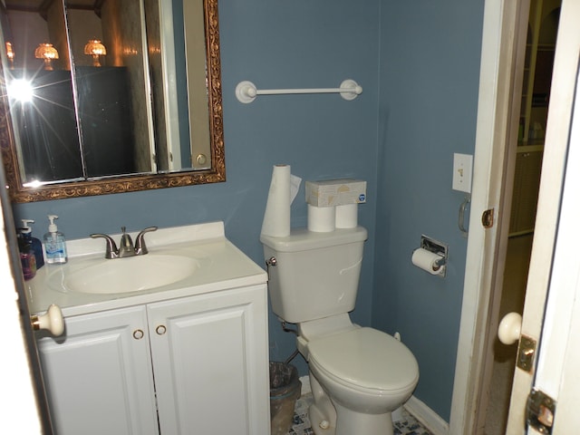 1796 N 400 W, Crawfordsville, IN 47933 - bathroom with vanity and toilet