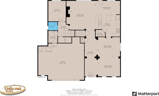 226 S Cave Creek Dr S, Bloomington, IN 47403 - home floor plan