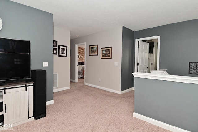 1744 Salina Dr, Avon, IN 46123 - living room featuring light carpet and baseboards
