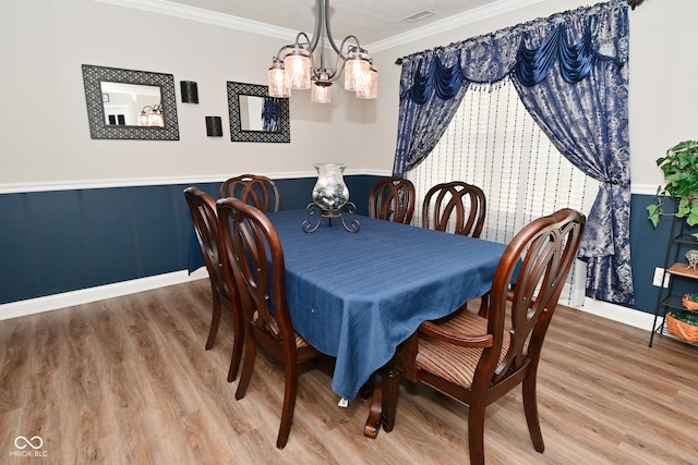 1744 Salina Dr, Avon, IN 46123 - dining area with wood finished floors and crown molding