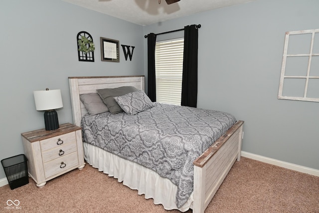 1744 Salina Dr, Avon, IN 46123 - bedroom featuring light colored carpet and ceiling fan