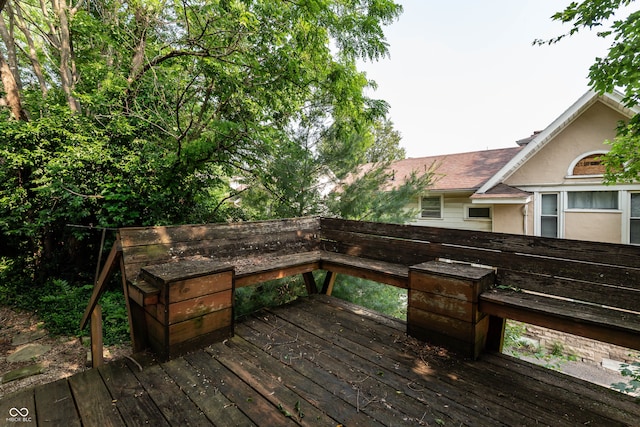 308 S Madison St, Bloomington, IN 47403 - view of wooden terrace