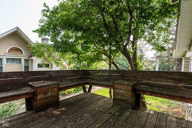308 S Madison St, Bloomington, IN 47403 - view of wooden deck