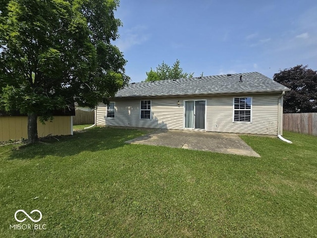 5825 Sapelo Dr, Indianapolis, IN 46237 - back of property featuring a patio area