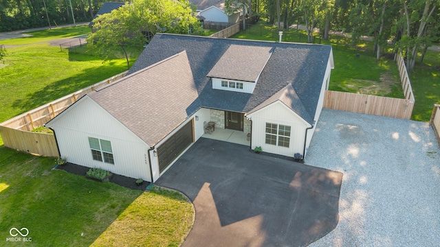 3365 Riverside Dr, Columbus, IN 47203 - view of front of home with roof with shingles and asphalt driveway