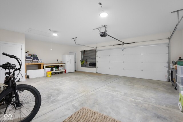 3365 Riverside Dr, Columbus, IN 47203 - garage with a garage door opener