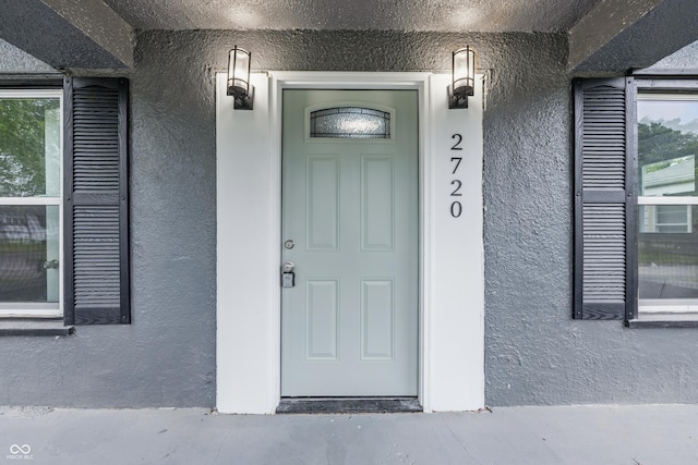 2720 S Taft Ave, Indianapolis, IN 46241 - property entrance with stucco siding