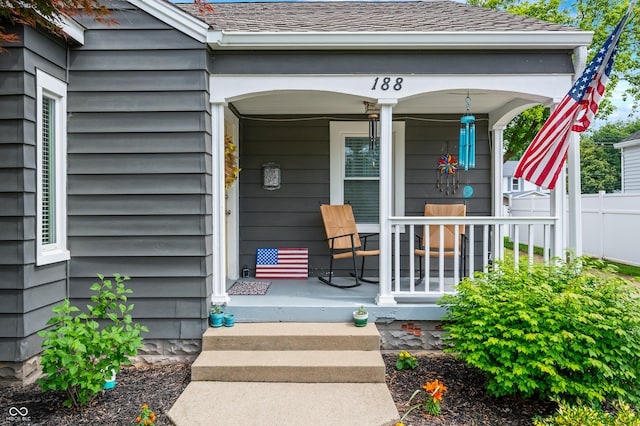 188 Maple Ln, Franklin, IN 46131 - property entrance with covered porch