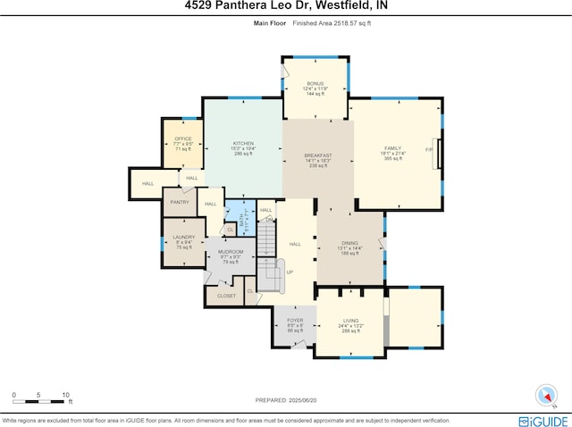 4529 Panthera Leo Dr, Carmel, IN 46074 - view of room layout