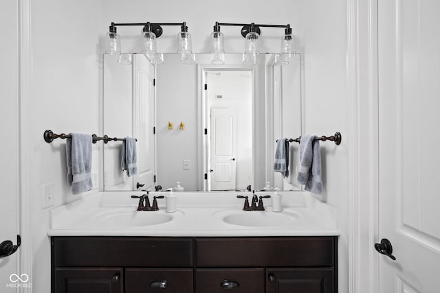 4529 Panthera Leo Dr, Carmel, IN 46074 - bathroom with double vanity